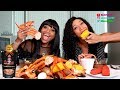 Seafood Boil and Flamin Hot Pickles with ToshPointFro Eats