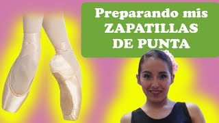 TO PUT AND SPRINGS ON BALLET SHOES (BALLET POINTS) #fanndebourree - YouTube