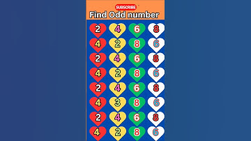 Can you find Odd number?/within 10second #opticalillusion #maths #Short #viral #shortsfeed