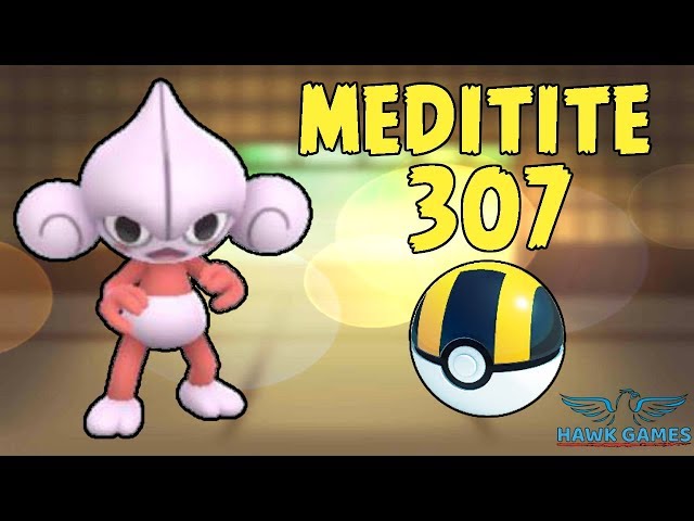 Todo Dia um Pokémon Diferente on X: 307-🇧🇷Meditite 🇯🇵Asanan Nome  Sugerido no Brasil:Medituto Região:Hoenn Tipo:🟠Lutador,🟣Psíquico Altura:  0.6 m Peso: 11.2 kg  / X