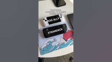 Steamdeck vs ROG Ally vs Lenovo Legion Go #theultimatenerd #gamingsetup #gamingroom #handheld