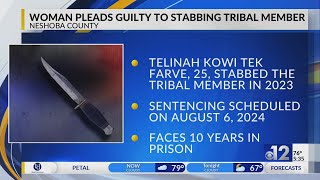 Pearl River woman pleads guilty to stabbing tribal member