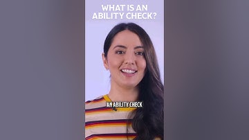 What Is An Ability Check in D&D? | Beginner