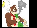 Donkey kong smoking