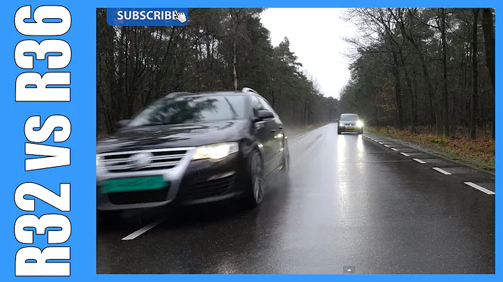 VW Passat R36 vs Golf V R32 SuperSprint PURE! Acceleration Sound
