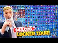 WORLDS LARGEST Fortnite LOCKER TOUR! ($43,028)