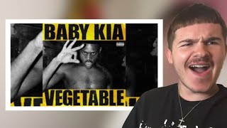 THIS HIS CRAZIEST SONG! | Baby Kia - Vegetable (BRAIN DEAD) (Official Music Video) | REACTION !