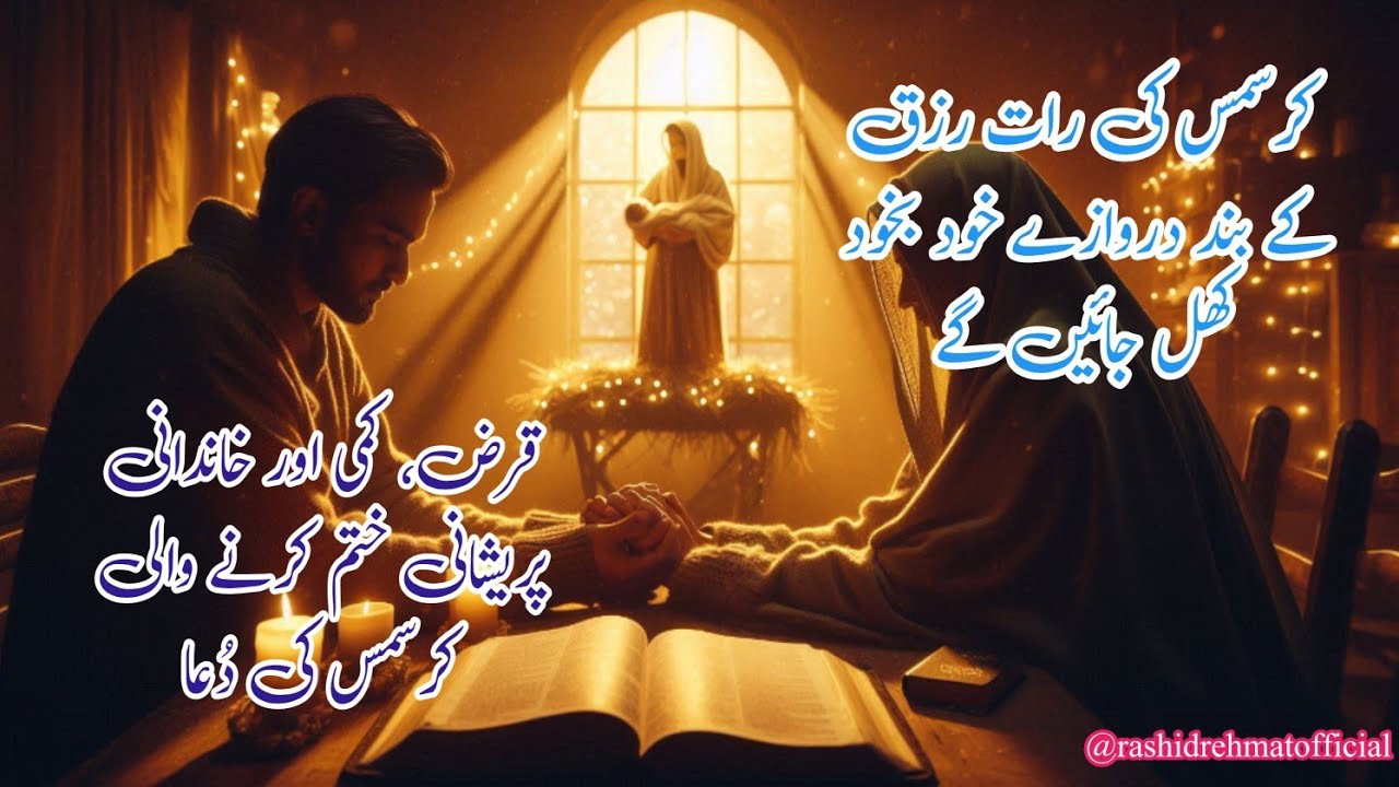 A Christmas Eve Prayer That Open Financial Doors & Family Peace | کرسمس کی دُعا رزق کی برکت کے لئے