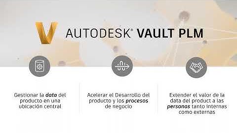 Webinar - Autodesk VAULT Introducción a PLM Gestión de Datos sobre el producto fabricado