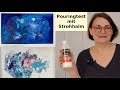 Acryl Pouring: Fluid Painting mit Strohalm - Pouringmittel von Action getestet