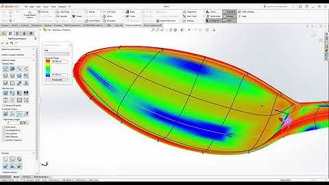 Using the Power Surfacing add-in for SOLIDWORKS® to speed-model a spoon