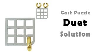 Hanayama Cast Puzzle Duet Solution Profile