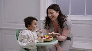 The Award-Winning Weaning Coverall Bib from Bibado