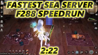 Lifeafter Fastest Speedrun F288 For Top 1-3, I Nearly Broke My Hand, Damage Only 1! DH Season 18