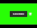 [FREE] Subscribe Button Green Screen
