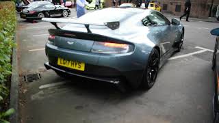 Aston Martin Vantage GT8 startup and drive off