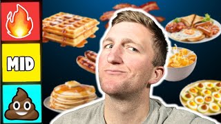 Ranking The BEST And WORST Breakfast Food! 🔥 VS 🗑