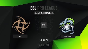NiP vs Team Spirit - ESL Pro League S9 EU: Relegations - map2 - de_overpass [MintGod & Pch3lkin]