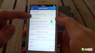 BBM for iPhone vs Android vs BlackBerry 10 screenshot 2