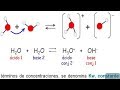 Autoionización del Agua - Química Equilibrio Iónico Ejemplos