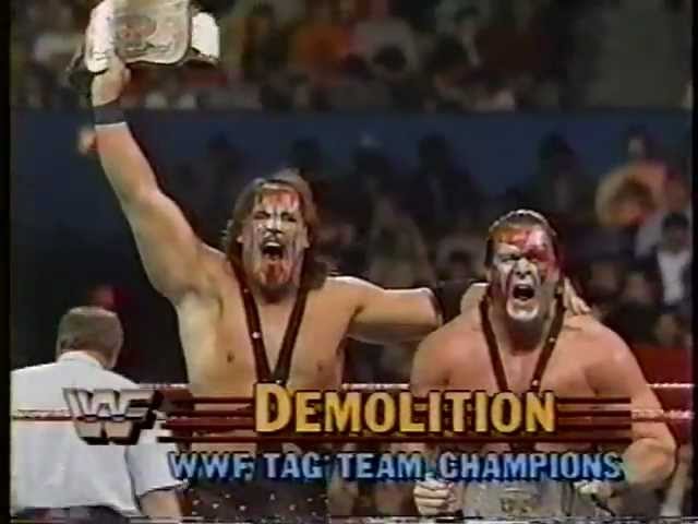 New WWF Tag Team Champions - Demolition - YouTube