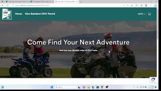 How to Order a Utah Non-Resident OHV Permit