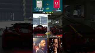 Ryzen 3 2200G VEGA 8 vs I3 8100 UHD 630 - Which Integrated GPU Wins in Gaming? #pcgaming #shorts