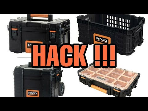 RIDGID PRO TOOL BOX HACK IS BACK