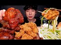 MUKBANG 양념 자메이카치킨 황금올리브 후라이드치킨 파닭 치킨먹방 BIG BITES  CHALLENGE EATING SHOW [SIO ASMR 시오]