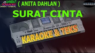 karaoke dangdut SURAT CINTA ANITA DAHLAN kybord KN2400/2600