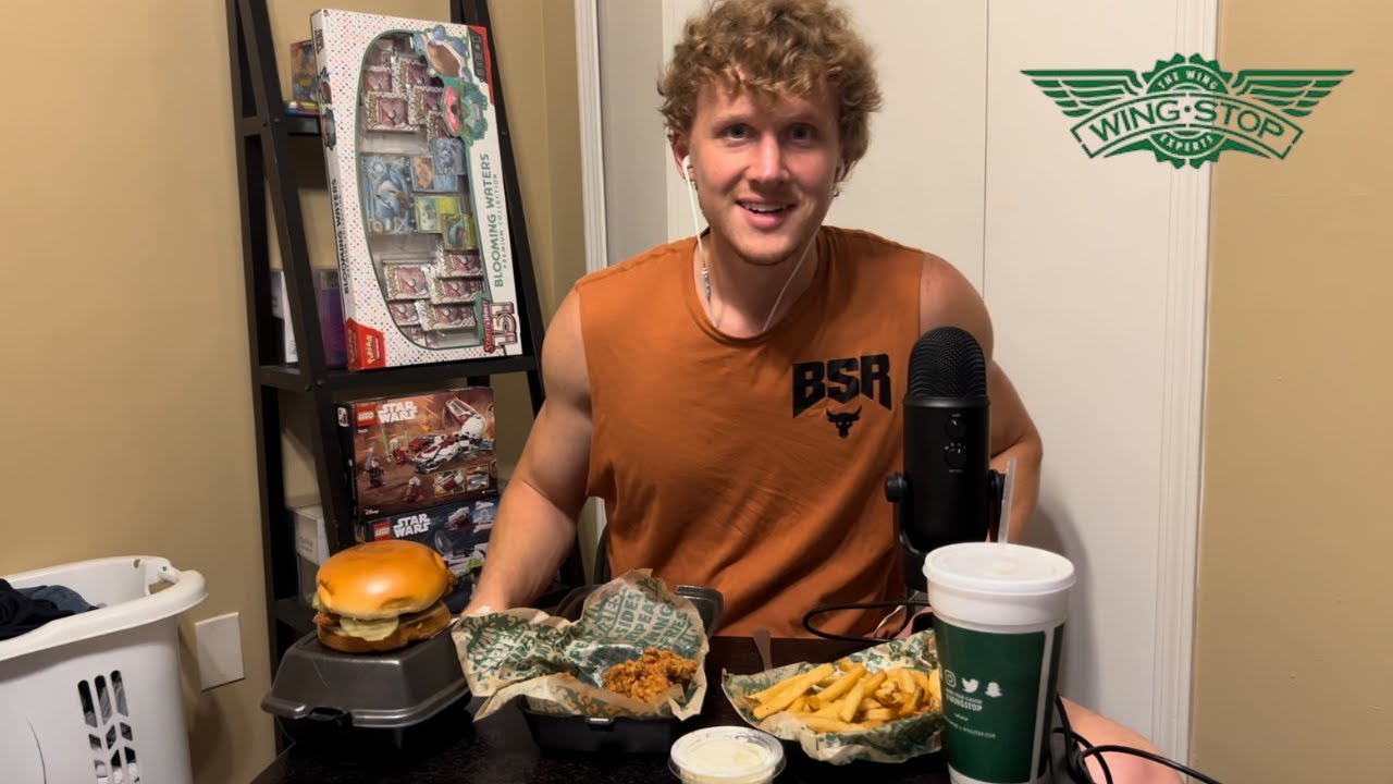 ASMR First Time Trying Wingstop | Mini Mukbank
