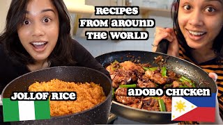 i tried cooking recipes from around the world | clickfortaz