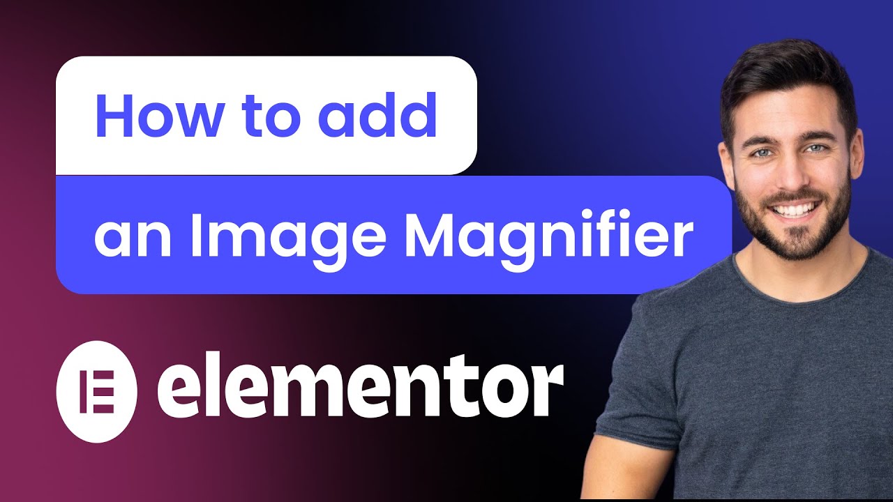 How to add a Image Magnifier to Elementor