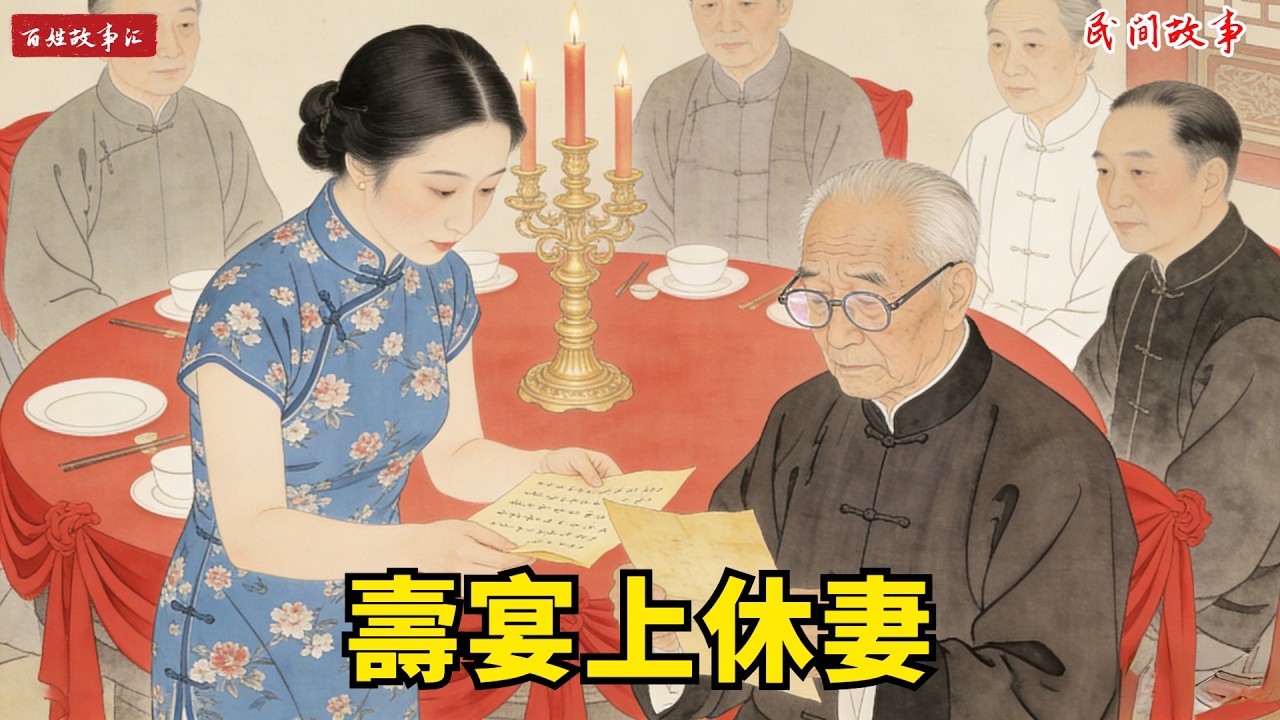 老漢和情人廝守40年，原配假裝不知，在他70歲壽宴上，一招讓他從天堂墜入地獄！#故事頻道 #民間故事#有聲書 #睡前故事#中國文化#故事分享