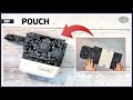 DIY How to make a zipperless pouch / sanitary napkin pouch  [Tendersmile Handmade]