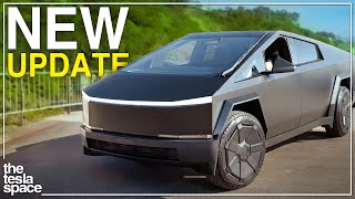 Tesla Reveals New Matte Black Cybertruck!