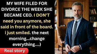 The Day My Wife Became CEO She Divorced Me In Front Of The Board…But She Didn’t Know What Was Coming