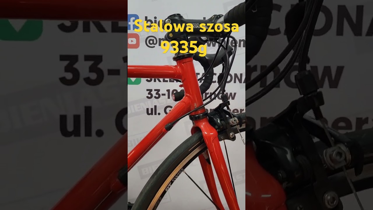 9335 g stalowy rower, a karbonowe szosy mogą zawstydzić się!!! 