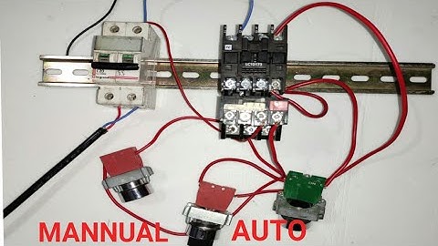 DOL STARTER AUTO/MANNUAL CONNECTION
