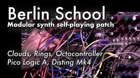 Berlin School modular self-playing patch