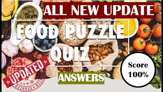 Food Puzzle Quiz Answer | ALL NEW UPDATE | Quiz Master