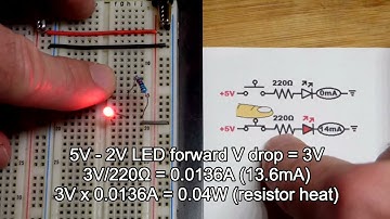 Push button switch controlled LED on breadboard circuit schematic learning electronics shorts 9