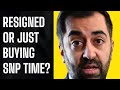 Did humza yousaf resign today or just buy snp more time to recover  remain in power