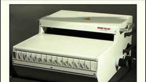 RENZ Binding Machine - ECL 360 Electric Wire Closer | DBC Group Ireland