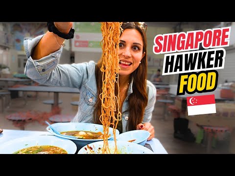 Wideo: Jedzenie w Tiong Bahru Market Hawker Center w Singapurze