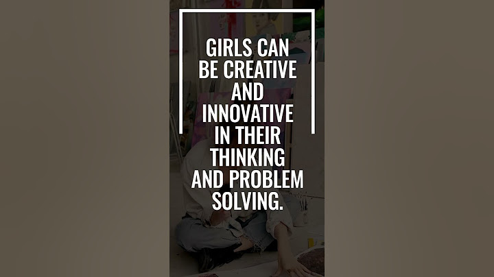 Empowering Girls: The Power of Creative and Innovative Thinking in Problem-Solving#girlpower