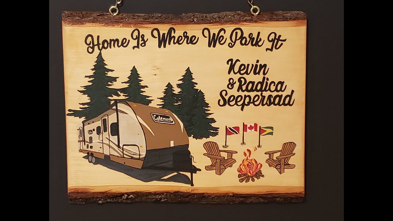 Personalized Camping Sign
