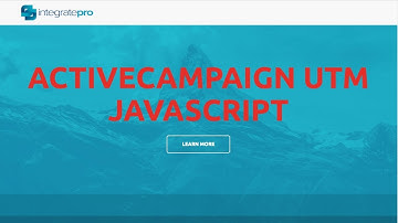 UTM tracking with javascript for ActiveCampaign