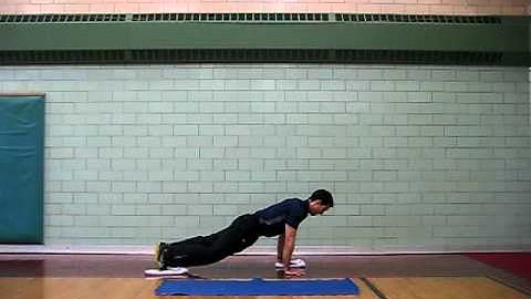 Push Up Position Towel Reach & Slide