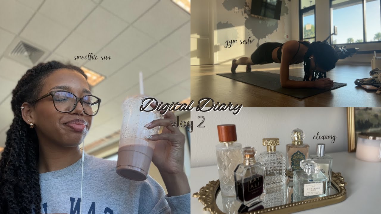 digital diary ep. 2 | vlog: morning routine, gym, smoothie run, hangout, yapping